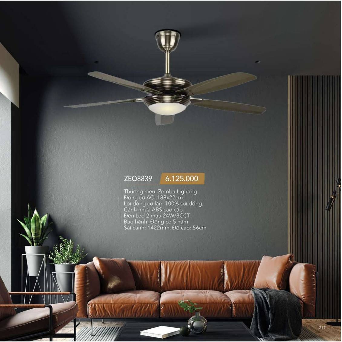 Đèn trang trí ZEMBA Lighting Catalogue và Bảng giá mới nhất /Page 